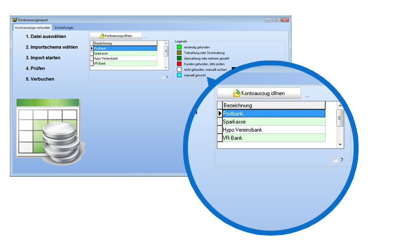 Kontoauszugsimport